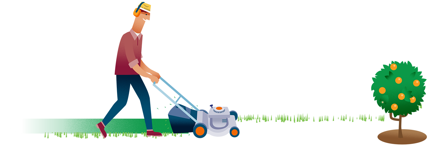 IMAGE: Lawn mowing